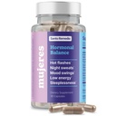 Santo Remedio Equilíbrio Hormonal, Suplemento Dietário, Alívio para Sintomas de Menopausa, Ajuda a Reduzir Flashes Quentes, Sudorese Noturno, e Mood Swings, Ingredientes clinicamente comprovados, Sem Hormônios, 30 Servões