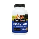 Nutri-Vet Puppy-Vite Mastigables para filhotes, Formulado com vitaminas e minerais para apoiar dieta equilibrada, grande fonte de vitamina C, 60 contagem