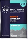 GU Energia Roctane Ultra Endurance Energia Drink Mix, Vegan, Gluten-Free, Kosher, e Dairy-Free n-the-Go Energia para qualquer treino, 10 pacotes de serviço único, Summit Tea