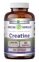 Fórmulas surpreendentes Creatina Mono-hidratado Amino-ácido Suplemento 3000 Mg por serviço 180 Cápsulas Não-GMO □ Gluten-Free