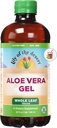 Lily Of the Desert Aloe Vera Gel, Conservative Free - Folha inteira filtrada espessa consistência Aloe Vera Beber com vitaminas naturais, Enzimas Digestivas para a saúde gut, Bem-estar, Pele brilhante, 32 Fl Oz