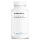 Supersmart - Suplemento de niacinamida 2000mg por dia (Nicotinamida) - Vitamina B3 Niacina livre de flush (Sem OGM e sem glúten) - 180 Cápsulas vegetarianas