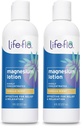 Life-flo Magnesium Lotion, Vanilla Scent - Alívio e Relaxamento com Cloreto de Magnésio da Cama de Mar Zechstein - Dermatologista Testado, Hipoalergênico, 60 dias de garantia, Não testado em animais, 8 onças