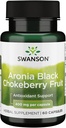 Swanson Full Spectrum Aronia (Chokeberry) 400 Milligrams 60 Cápsulas