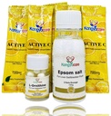Flush da vesícula biliar hepática - 1-Noite Limpeza do fígado e vesícula biliar, Protocolo de Detox hepática - Limpa o fígado, vesícula biliar e trato de ducto biliar e cólon (2 dose)