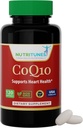 CoQ10 100mg Softgels – Suplemento antioxidante de alta absorção para saúde do coração, produção de energia e suporte celular – Não-GMO, sem glúten – 120 Softgels, fornecimento de 4 meses