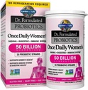 30 Cápsulas Uma vez por dia Dr. Formulado Probióticos para Mulheres 50 Bilhões UFC 16 Probiótico Strains com Prebióticos Orgânicos para Digestivo, Vaginal e Imune Saúde, Dairy Livre. 1 Pacote