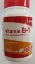 Líder Vitamina B-1 100mg, 100 comprimidos cada (Pack de 3)