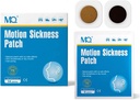 MQ 42ct Motion Sickness Patches Non Drowsy, Sea Sickness Patches para cruzeiros de viagem Essentials, Waterproof Patch Behind Ear for Car Airplane Altitude Sickness, Long Last 72H