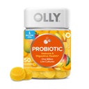 OLLY Probiótico Gummy, Imune e Suporte Digestivo, 1 bilhão de UFC, Chewable Probiótico Suplemento, Mango, 25 dias de fornecimento - 50 contagem