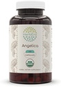 HerbEra Angelica USDA Organic 120 Cápsulas □ Suplemento de ervas naturais □ Cápsulas vegetarianas orgânicas certificadas e Angelica orgânica (Angelica archangelica) Raiz seca (120 Cápsulas)