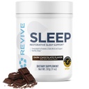 Reviva o suplemento de suporte de sono MD para adultos, chocolate escuro - suplementos de sono com magnésio (Glycinate), inositol, Glycine & L-Theanina - Promove o relaxamento e saúde do sono (30 Servings)
