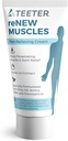 TEETER Renew - Creme de dor muscular e articular com óleo de Emu, HSH, Arnica, Boswellia Serrata Glucosamina (2,5 onças)