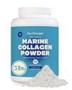 Princípio Zen Colágeno Marinho Peptídeos Pó 3lb. Wild-Caught Fish, Não-GMO. Suporta a pele saudável, cabelo, articulações e ossos. Hidrolisado Tipo 1 & 3 Proteína. Aminoácidos, Sem sabor, Fácil de misturar.