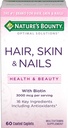 Cabelo da recompensa da natureza, pele e unhas Caplets 60 ea (Pack de 5)