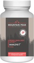 Mountain Peak Nutritionals Immuni-T - Ajuda a apoiar o sistema respiratório e imunológico - zinco, vitamina A, vitamina C e vitamina B6 - Suplemento dietético hipoalergênico (60 Cápsulas vegetarianas)