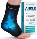 Envoltório de gelo do tornozelo para inchar - Hot / frio terapia Envoltório de gelo para alívio da dor do pé, alívio da dor do calcanhar, Fasciite plantar, Alivio de tendonite de Aquiles, Compressão do tornozelo torcido, Pequeno / Médio