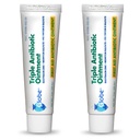 Globo Triplo Antibiótico Primeiros Socorros Pomada, 1 oz (2-Pack) Primeiros Socorros Antibióticos Pomada, 24 horas de proteção de infecção, tratamento de feridas para pequenos raspas, queimaduras e cortes