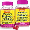 Bem... Sim 25 Bilhões de Probióticos para Mulheres Cranberry e D-Mannose Gummies (2 Pack) - Vaginal e Gut Saúde, Apoio Digestivo, e Saúde Feminina - Mulheres Probiótico com 12 Deformação - 60 Gummies