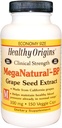 Origem saudável Extrato de Sementes de Uva Mega Natural-BP - 300 mg - 150 Cápsulas