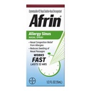 Afrin Alergy Sinus Nasal Spray - rápida e poderosa decantação nasal de alergias, para adultos e crianças 6 anos e mais, 0,50 Fl Oz (Pack of 1)