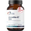 Designs para a saúde Annatto-E 150mg Tocotrienols - DeltaGold Suplemento Complexo de Vitamina E com Delta + Gamma Tocotrienols - Cardiovascular, Envelhecimento Saudável + Apoio Antioxidante - Não-GMO (60 Softgels)