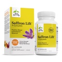 Terry Naturalmente Saffron Lift + Curcumina - Suplemento de ervas com curcumina - Não-GMO Açafrão & Cérebro Cápsulas de Curcumina - Concentração e relaxamento Suplemento de suporte - 60 Cápsulas