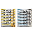 Músculos Alimentos Músculos Sandwich Bares, Variety Pack □ Ingredientes reais, Whey Protein Isolate, High Protein Bars, 2-Ount Bars (12 Conde)