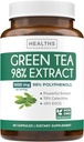 EGCG Green Tea Extract Cápsulas - Super High Potence Green Tea Pills Antioxidante Fórmula rica em embalagens com polifenóis Catechins & EGCG - 500mg Por Cápsula - Não-GMO & Made in the USA (1 mês de fornecimento)