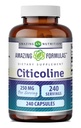 Fórmulas surpreendentes Citicoline 250 Mg . Cápsulas Suplemento . Não-GMO . Gluten Free .. Made in USA (240 Count)