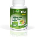 DHA All-Vegetarian DHA Suplemento dietético suporta um cérebro saudável, olhos e coração, não-GMO de fonte de planta sustentável 200 mg de DHA Omega-3 60 Softgels