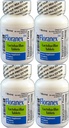 Floranex Probiótico 2 Milhões UFC, Lactobacillus Acidophilus para saúde digestiva do cólon, Genérico para Lactinex, prateleira estável sem refrigeração, 50 comprimidos por garrafa, 4-Pack