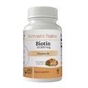 Natureza Trove Biotin 10.000 mcg 240 EZ Chew Tablets Cherry Flavor