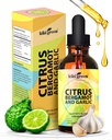 KIKI Verde líquido Citrus Bergamot & extrato de alho - Citrus Bergamot Suplemento para saúde do coração, suporte do sistema imunológico e saudável envelhecimento não-GMO, sem glúten Suplemento 2 Fl Oz.