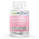 Apoio ao equilíbrio hormonal feminino - Suplemento de ervas para menopausa, saúde hormonal e reprodutiva - Suplementos não-GMO com isoflavonas de soja, Cohosh preto, Dong Quai - 60 Cápsulas