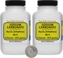 Carbonato de sódio [CNa2O3] 99+% pó de grau ACS 1 Lb em dois frascos de protecção espacial