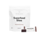 Para bem-estar Superfood Focus Mordidas (10 Conde), Cocoa Espresso Brownie – Reduz a fadiga, melhora a digestão e apoiar a função cerebral