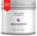 Sulfato de Glucosmina Cloreto de potássio 750mg para articulações, ossos e cartilagem saudáveis — Suplemento de suporte conjunto para homens e mulheres (120 cápsulas)