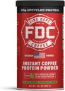Café do Corpo de Bombeiros - Dá de volta aos bombeiros - pó de proteína de café instantânea - pó de proteína baseada em plantas - 100% americano-grown, feito com proteína de cevada upcycled - veterano possuído - 14.1 oz Can