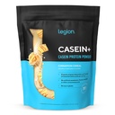 LEGION Caseína+ Pó de proteína de caseína (Cereal de canela) - Pó de proteína Micellar de liberação lenta - Não-GMO, sem glúten e naturalmente adoçado em pó de vacas alimentadas com grama