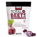 Fator de força beterrabas totais mastigação suave com beterraba, nitratos, L-citrulina, extrato de uva, e antioxidantes, suplemento de energia saudável com ingredientes de elite, coração saúde Superfood, 60 mastigações