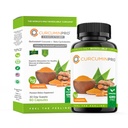 CurcuminPro Vegan completo □ BioSoluble Brown Rice Protein & Organic Curcumin Supplement □ Fórmula baseada em plantas para o bem-estar diário