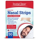 Extra-Forte Tiras Nasal , Tan 50 ct □ Funciona instantaneamente , Respire melhor , Alivio de congestão nasal , Para de roncar , Frio & Alergia , Tan de força extra