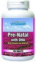 LifeSource Vitaminas Multi-Vitaminas e Minerais Pré-Natais com DHA - Saúde da Mãe e do Bebê - 180 Comprimidos