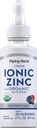 Zinco Líquido de rocha de tubulação Sulfato de zinco iônico com Glicerina Orgânica 2 onças sabor de ponche de frutas Vegetariano, Não-GMO, Suplemento sem glúten
