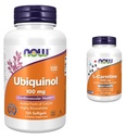 Now Supplements, Ubiquinol 100 mg, alta biodisponibilidade (A forma ativa do CoQ10), 120 Softgels & Suplementos, L-Carnitina 1.000 mg, Forma mais pura, Aminoácido, Suporte Fitness*, 100 comprimidos