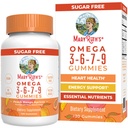 MaryRuth Orgânicos Vegan Omega 3 6 7 9 chicletes até 4 Mês de Abastecimento Omega 3 Suplemento com óleo de linhaça Omega 3 Gummies