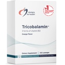 Desenhos para a saúde B12 Lozenges Tricobalamina - 3000mcg Triplo B12 Comprimidos de dissolução rápida com metilcobalamina, Adenosilcobalamina + Hidroxocobalamina - Flavor Laranja Natural (60 Lozenges)