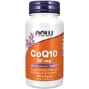 Now Supplements, CoQ10 50 mg, Pharmaceutical Grade, All-Trans Form produzido pela Fermentação, 100 Softgels