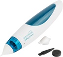 Sereno Innovations Hearing Aid Cleaning Kit para Remoção de Cera de Earwax – Auditor Aid Cleaner Corre em 4 pilhas AA para limpar tubos de prótese auditiva, fones de ouvido, monitores intra-Ear, & More – Ear Wax Suction vácuo